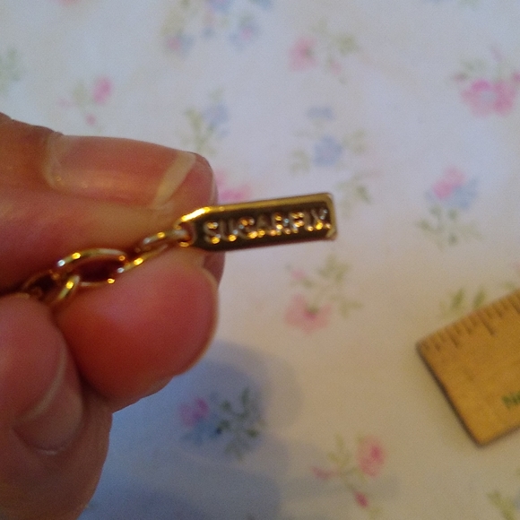 SugarFix by BaubleBar 2 tone blue and clear rhinestone statement necklace. NWOT - Picture 4 of 5